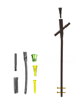 Інтрамедулярний стрижень для вертлюгової ділянки стегнової кістки. TITAN комплект довгий